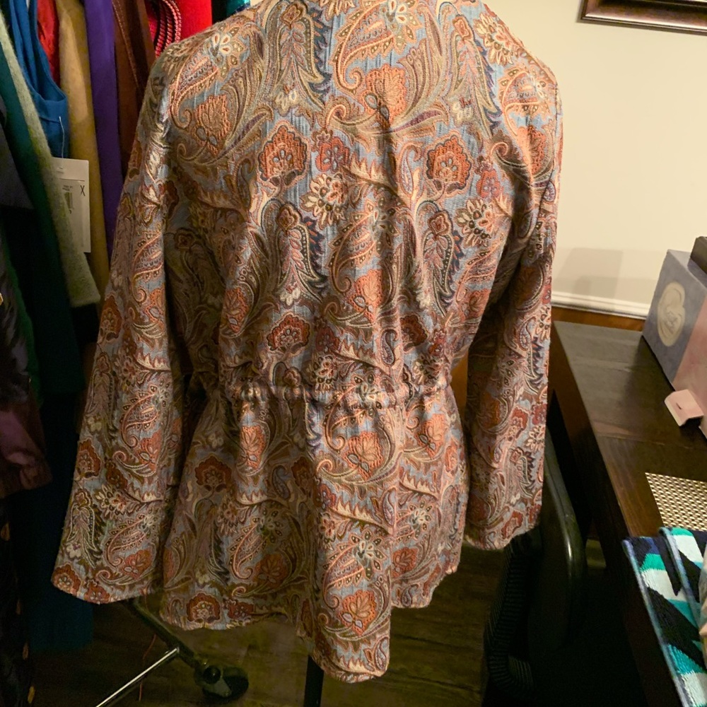 Ruby Rd Paisley Print Jacket Blazer - image 4